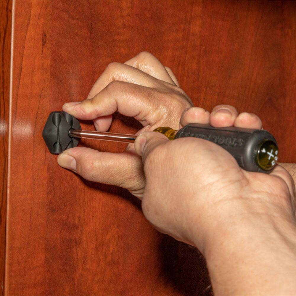 Klein Tools Self Stick 3 Slot Cable Clips 10pk - Ascmtools