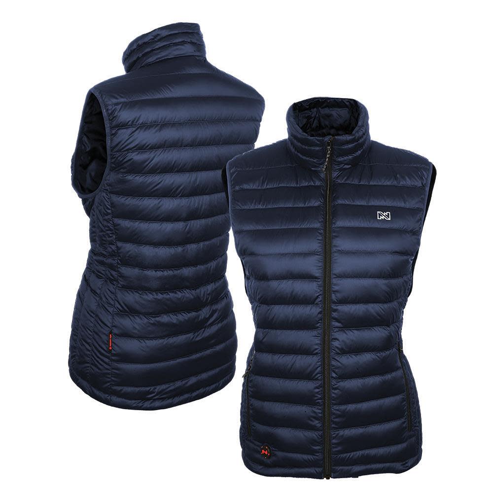 Mobile Warming Summit Heated Vest 12 Volt Womens Navy Small - Ascmtools
