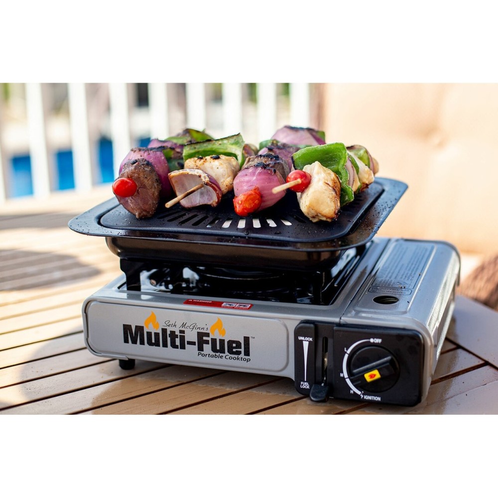 Cancooker Black Portable Conversion Grill - Ascmtools
