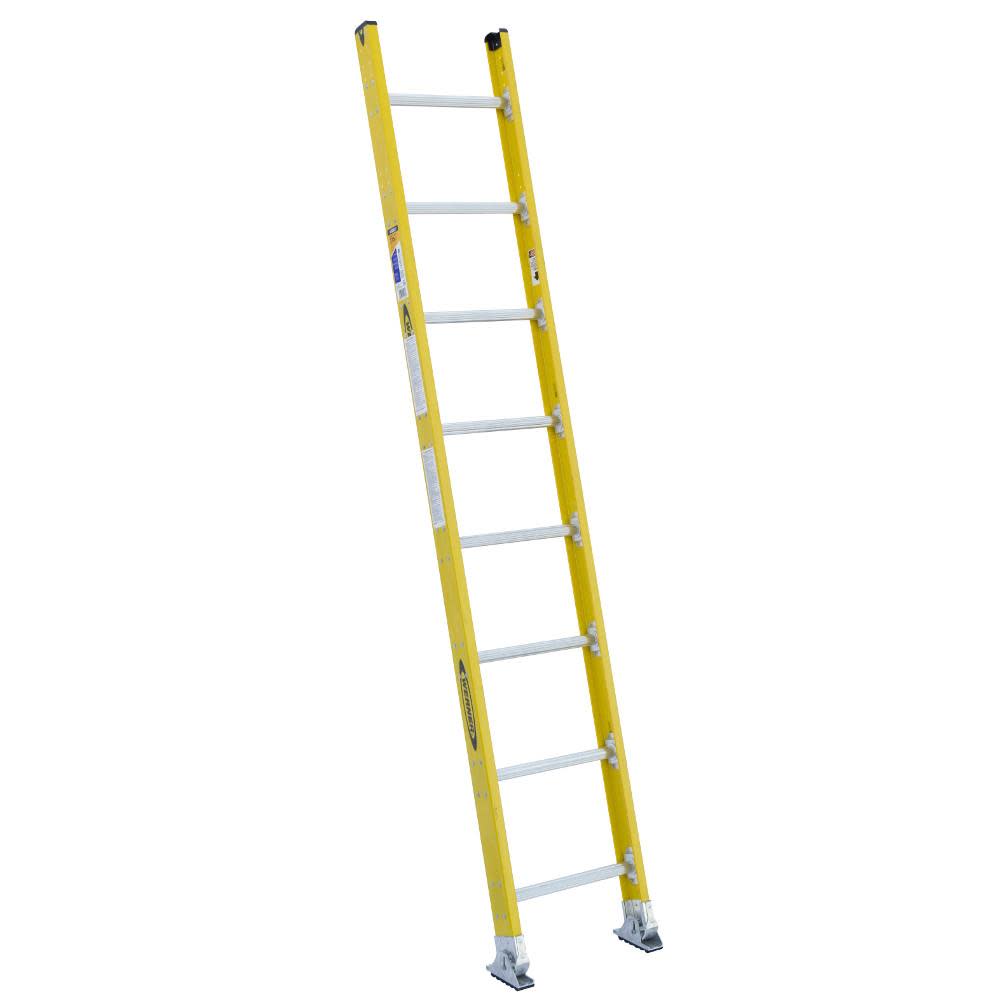 Werner 8 Ft. Fiberglass Type IAA Straight Ladder - Ascmtools