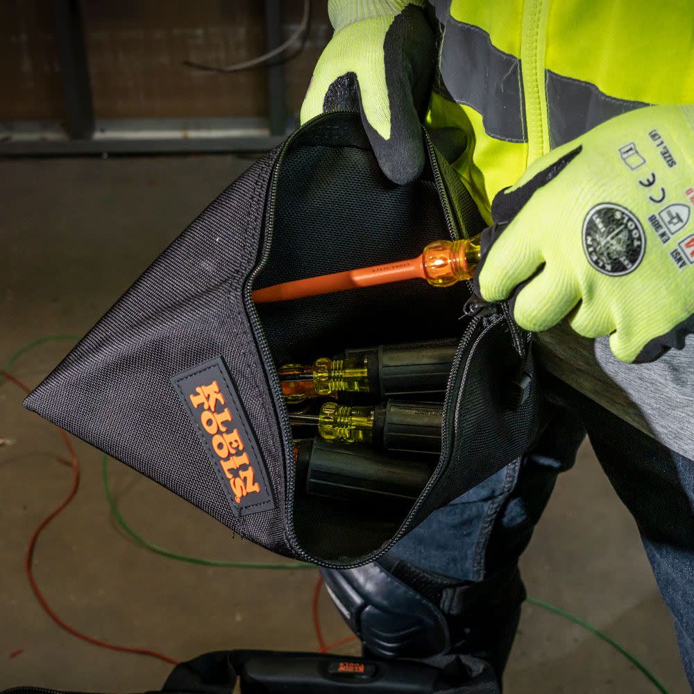 Klein Tools Black Nylon Zipper Bag - Ascmtools