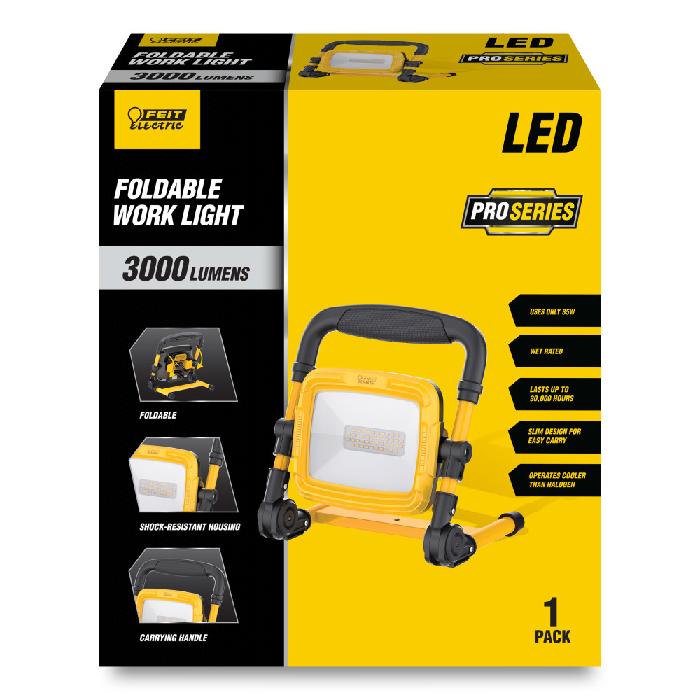 Feit Electric 30W 3000 Lumens Pro Series Plug-In LED Worklight - Ascmtools