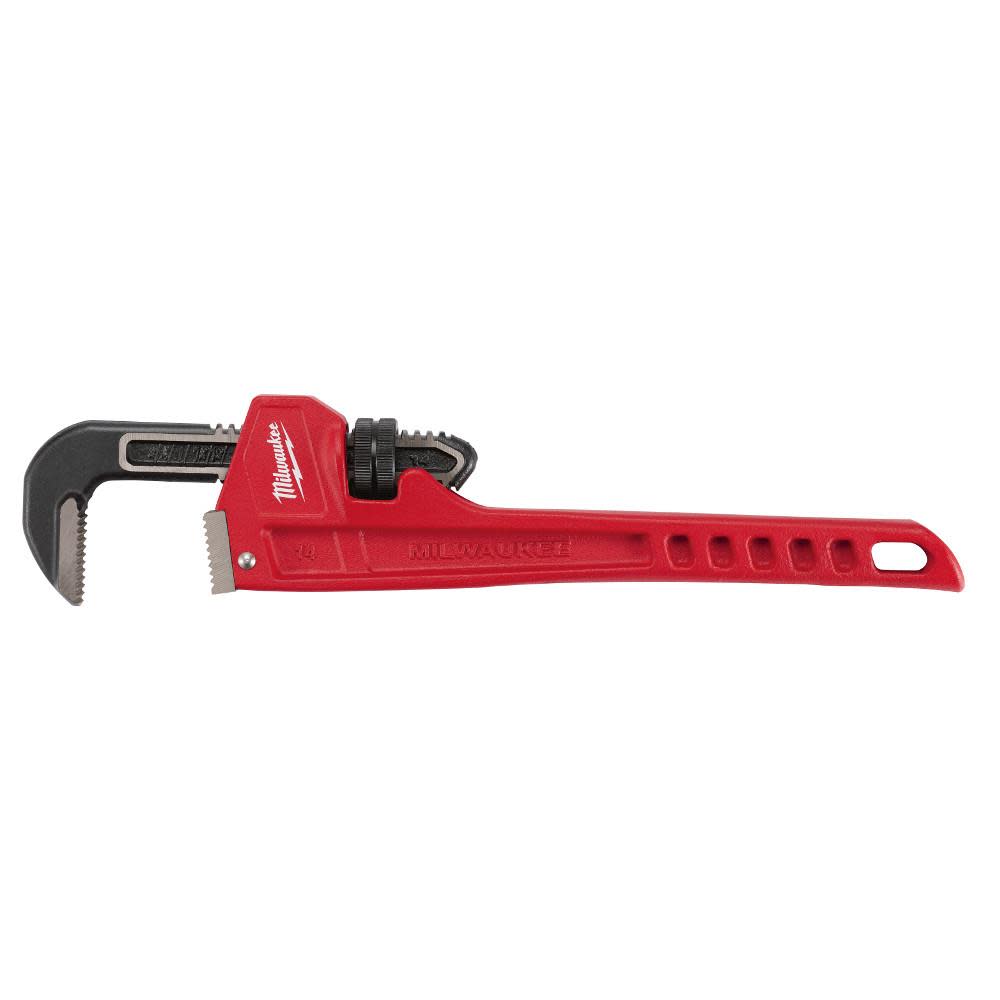 Milwaukee 14 In. Steel Pipe Wrench - Ascmtools