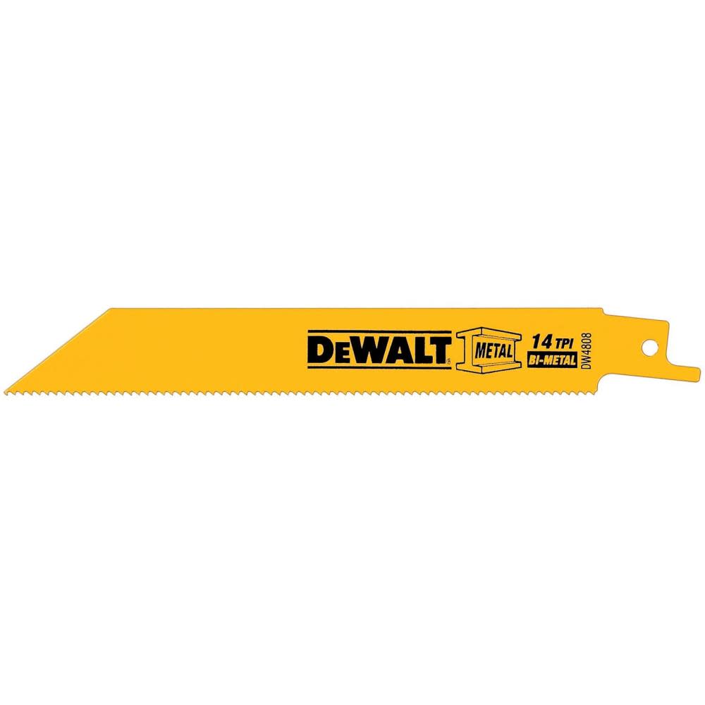 DEWALT 6-in 14TPI Bi-Metal Reciprocating Blade - Ascmtools