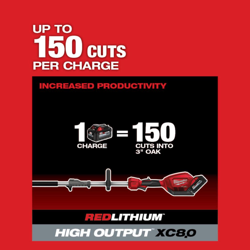 Milwaukee M18 FUEL 10″ Pole Saw Bare Tool with QUIK-LOK - Ascmtools