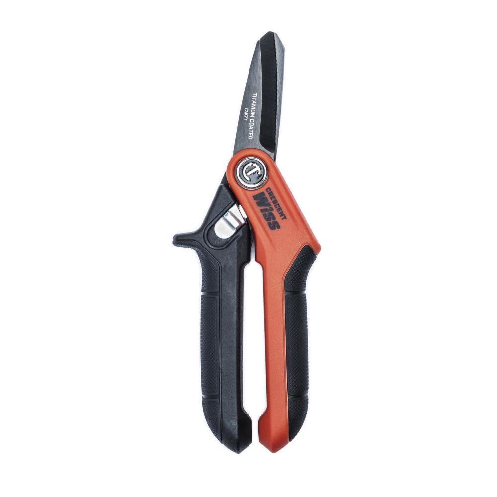 Crescent Wiss 7-1/2″ Tradesman Utility Shears Titanium Coated - Ascmtools