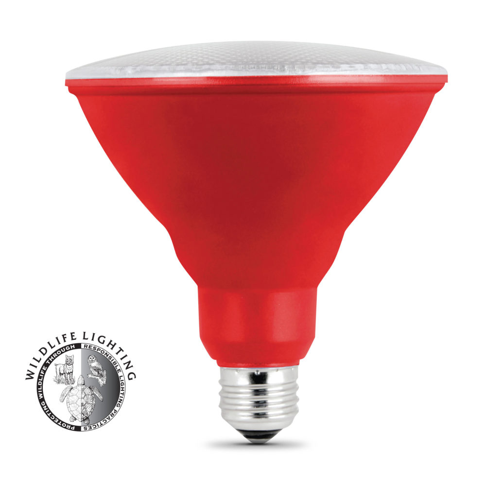 Feit Electric 120W PAR38 Red Holiday & Party LED Bulb 1pk - Ascmtools