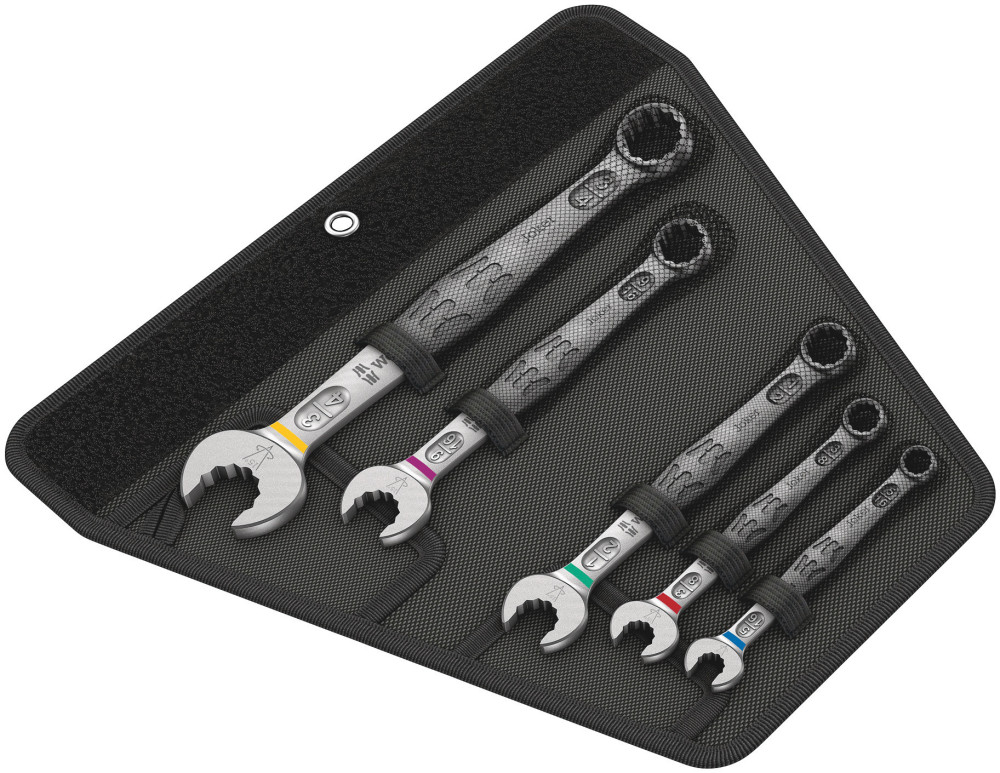 Wera Tools 6003 Joker 5 Imperial 1 Combination Wrench Set 5pc - Ascmtools