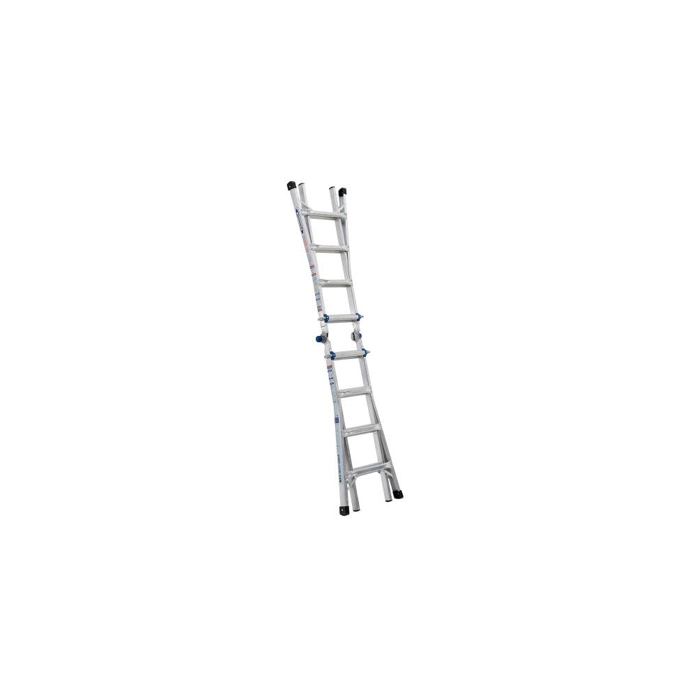 Werner 18 Ft. Reach Height Type IA Aluminum Multi-Position Ladder - Ascmtools