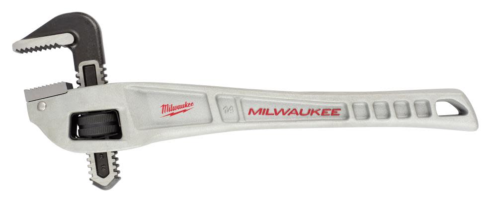 Milwaukee 14 in. Aluminum Offset Pipe Wrench - Ascmtools