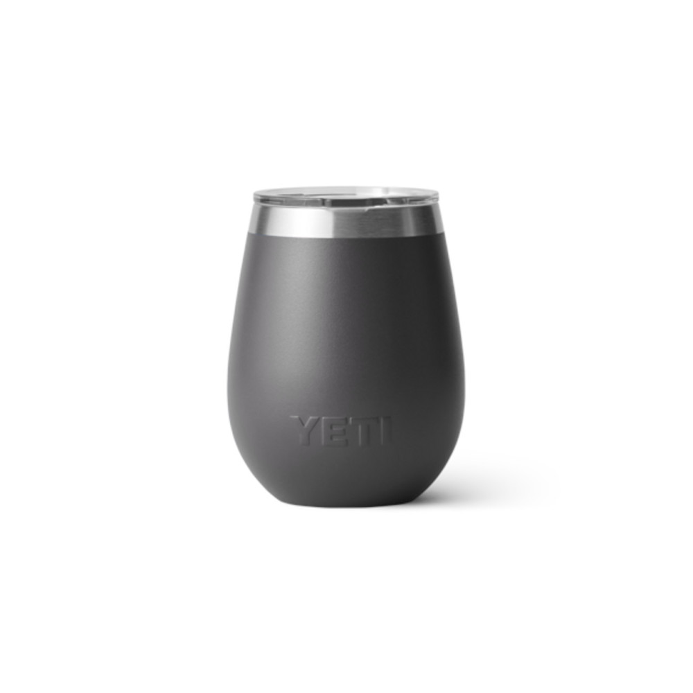 Yeti Rambler 10oz Wine Tumbler with MagSlider Lid Charcoal - Ascmtools