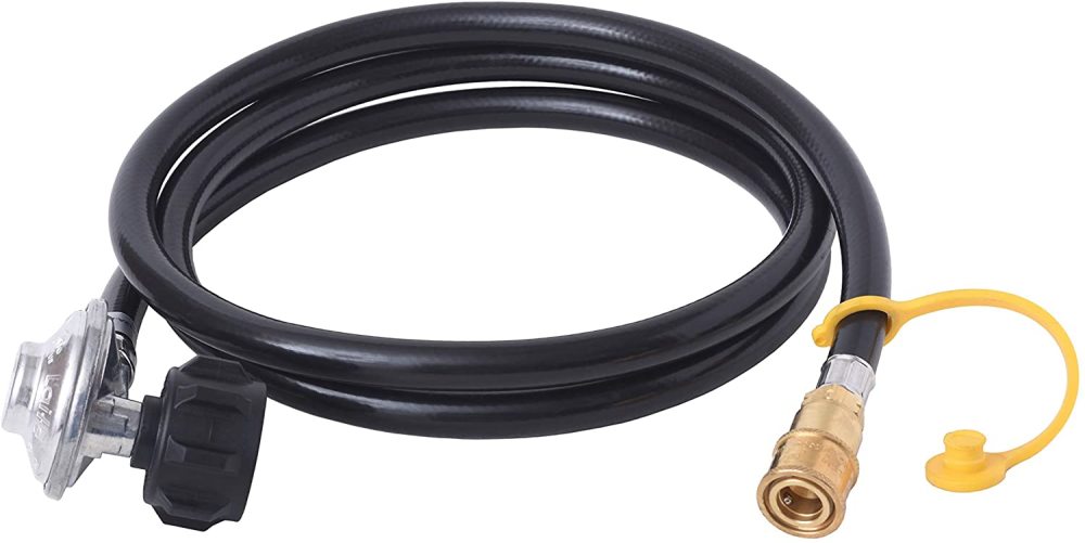 Flame King 8′ Quick Connect Hose Adapter - Ascmtools