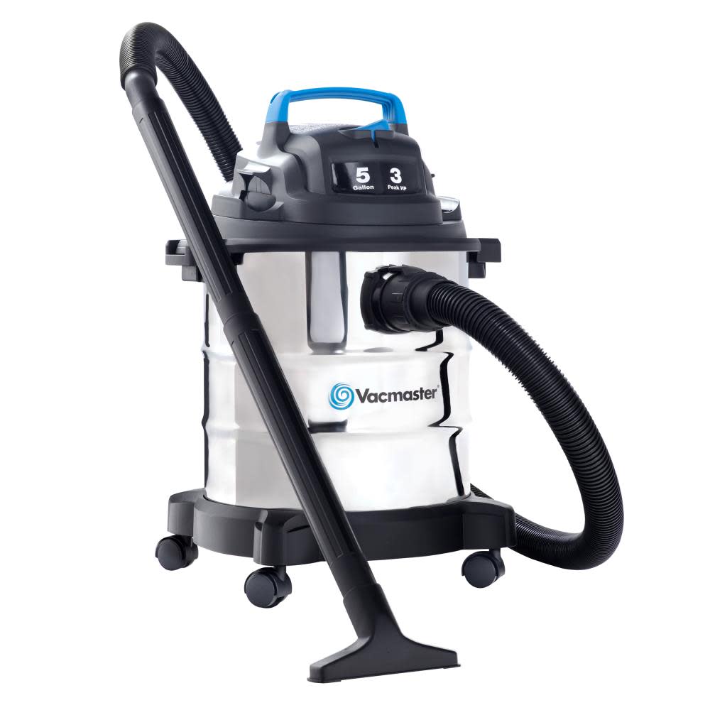 Vacmaster 5 Gallon Stainless Steel Wet/Dry Vac - Ascmtools