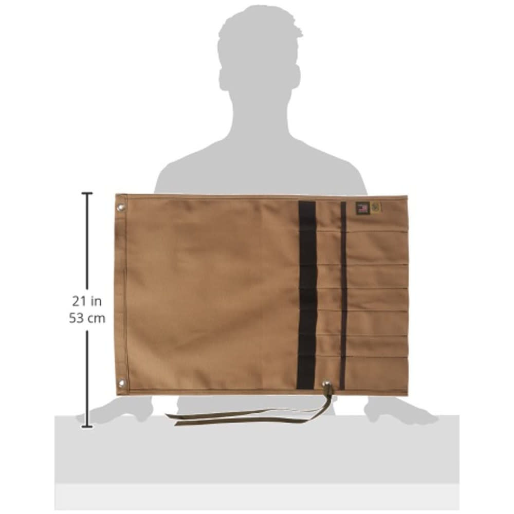 Duluth Pack Khaki Canvas Utensil Roll - Ascmtools
