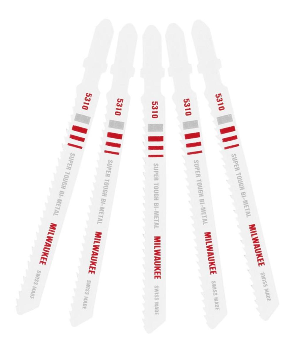 Milwaukee 4 In. 10 TPI Bi-Metal Jig Saw Blade (5pk) - Ascmtools