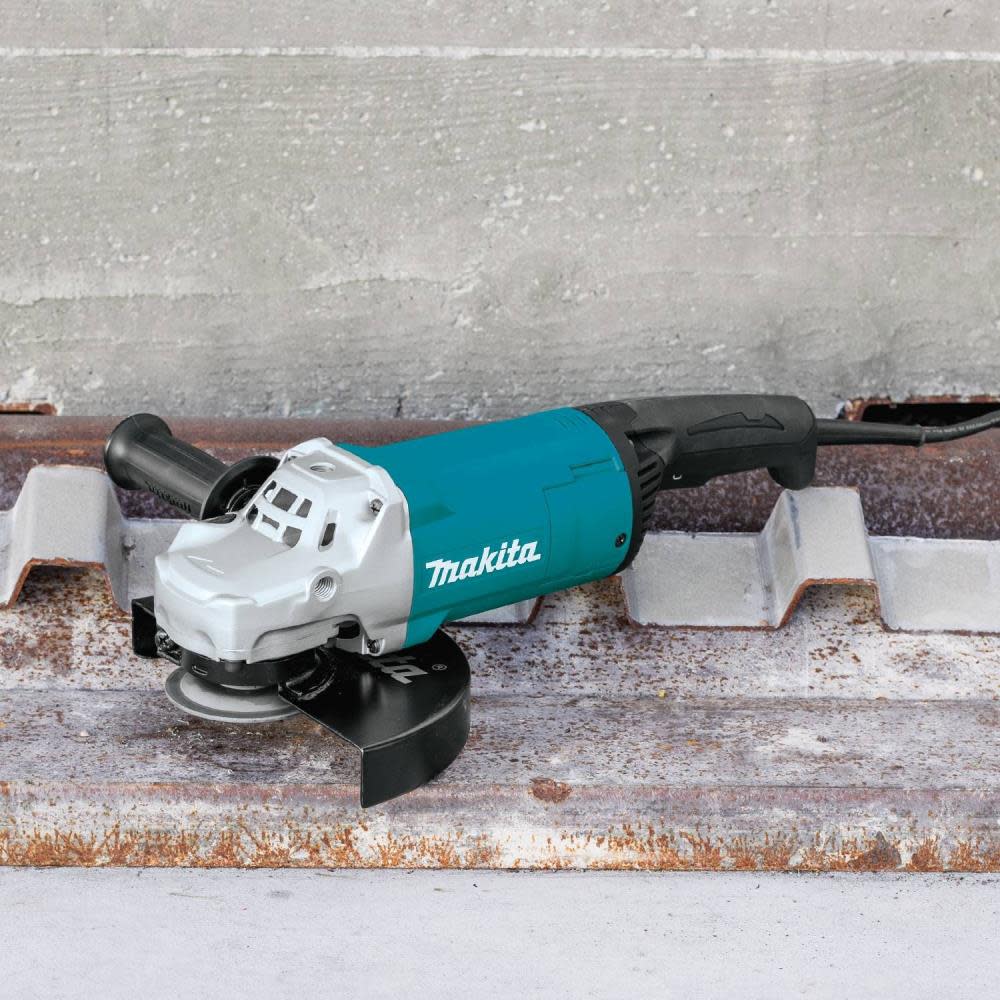 Makita 9 In. Angle Grinder with No Lock-On Switch - Ascmtools