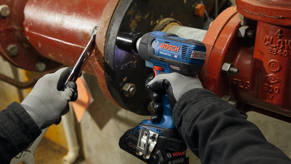 Bosch 18V EC 1/2″ Impact Wrench Friction Ring & Thru-Hole Bare Tool - Ascmtools