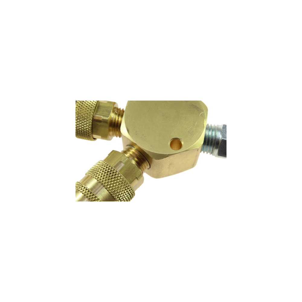 Coilhose 1/4 In. 3 Port Flat Hex Manifold Assembly - Ascmtools