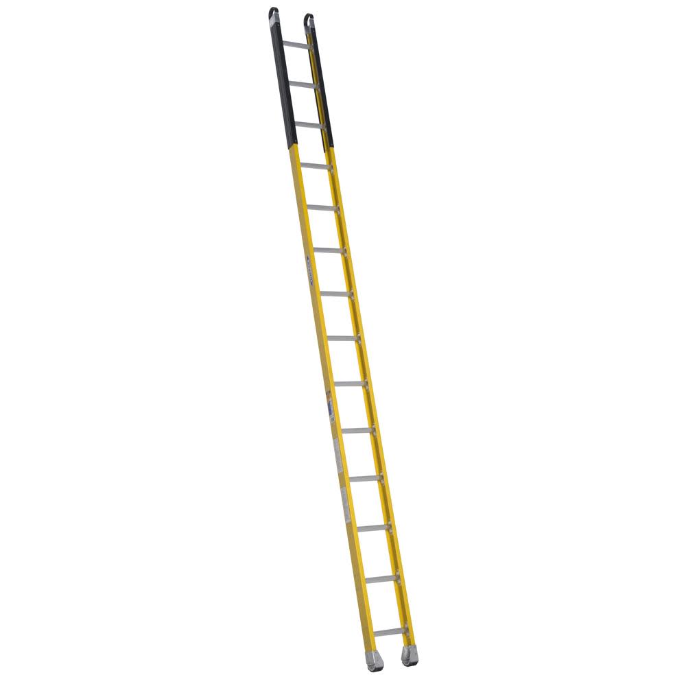 Werner 14 Ft. Type IAA Fiberglass Manhole Ladder - Ascmtools