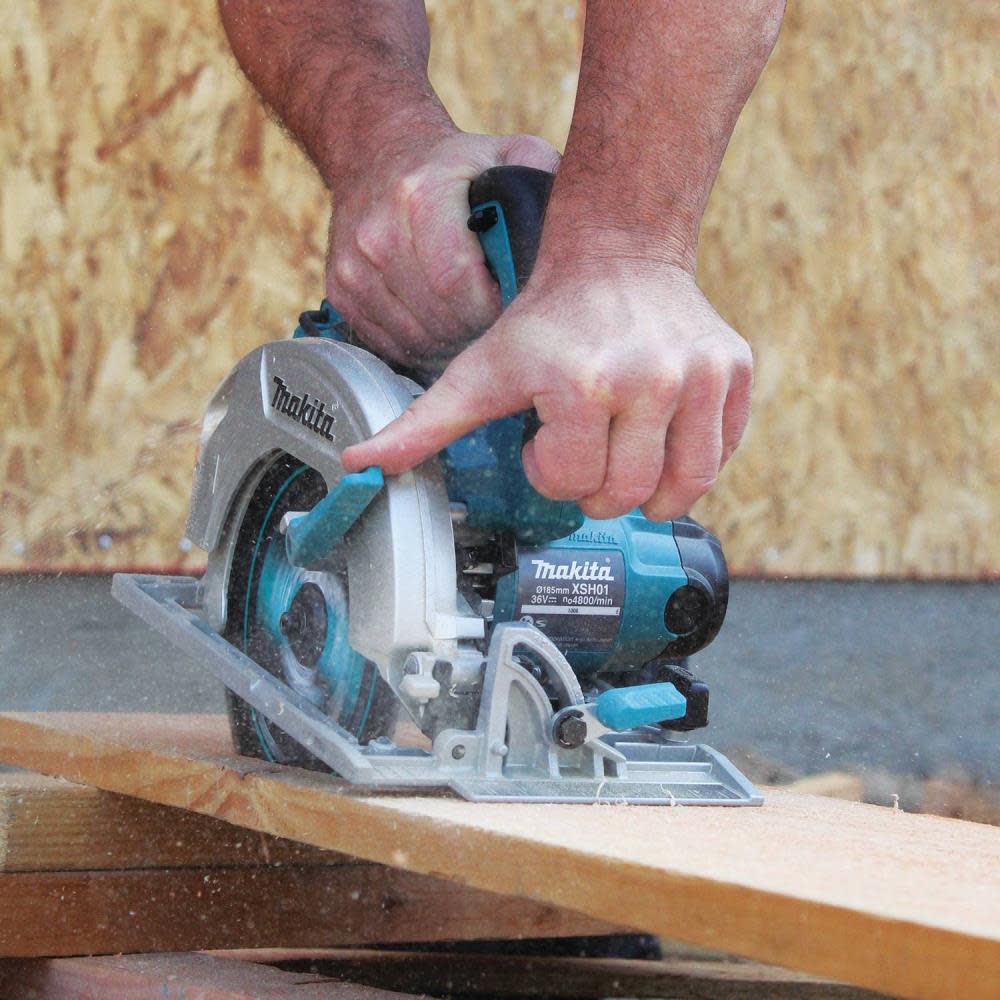 Makita 18V X2 LXT Lithium-Ion (36V) Cordless 7-1/4 In. Circular Saw Kit (5.0Ah) - Ascmtools