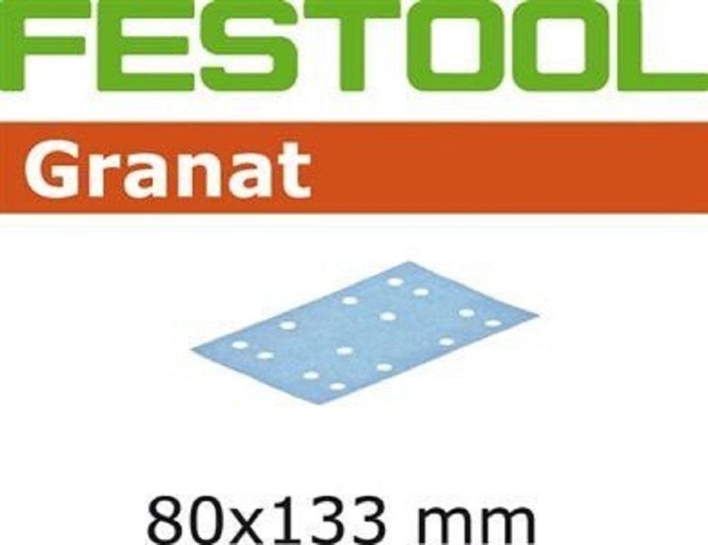 Festool Granat 80 x 133 mm P80 – 10x - Ascmtools