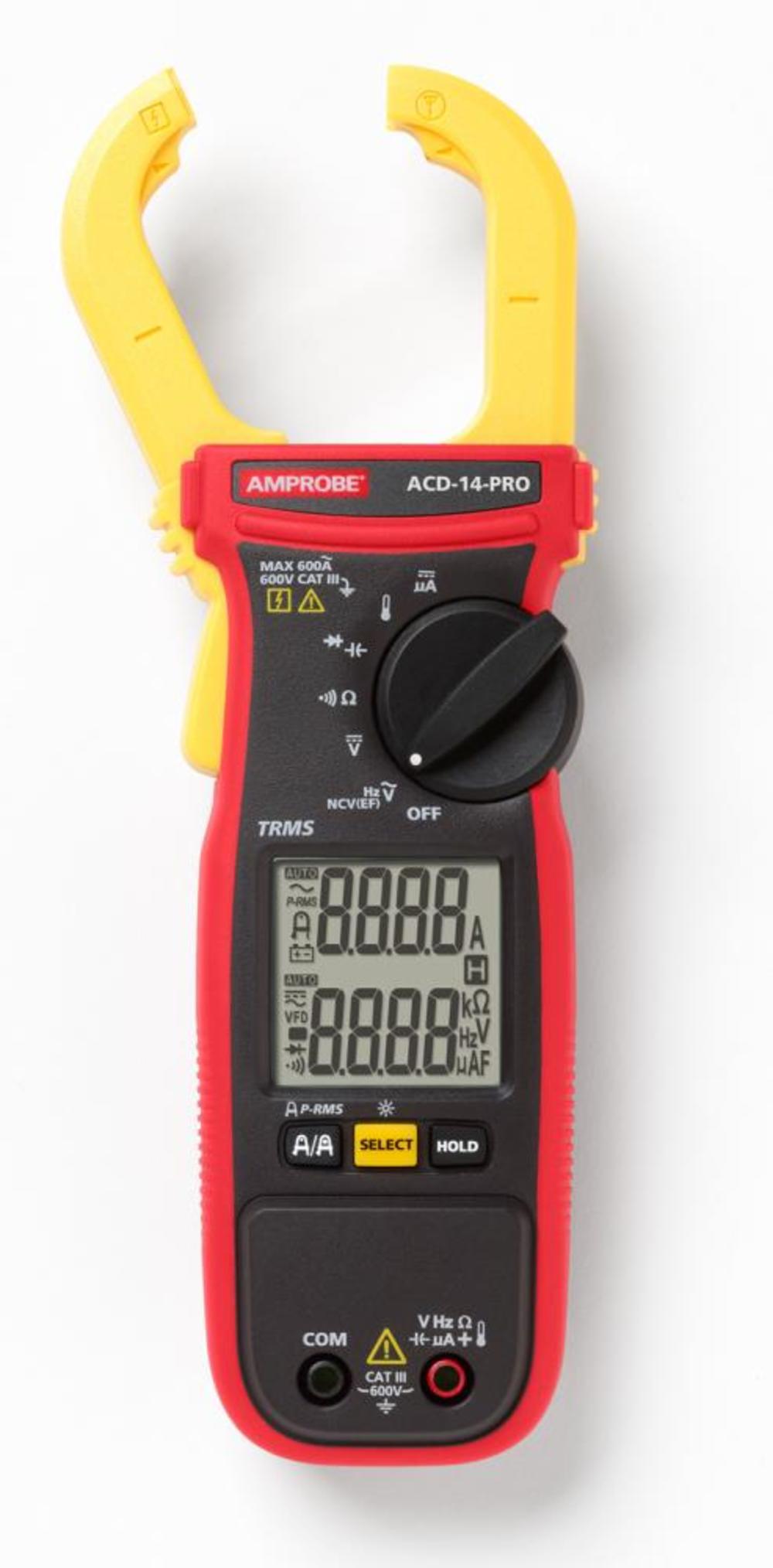 Amprobe Dual Display 600 A TRMS Clamp Meter - Ascmtools