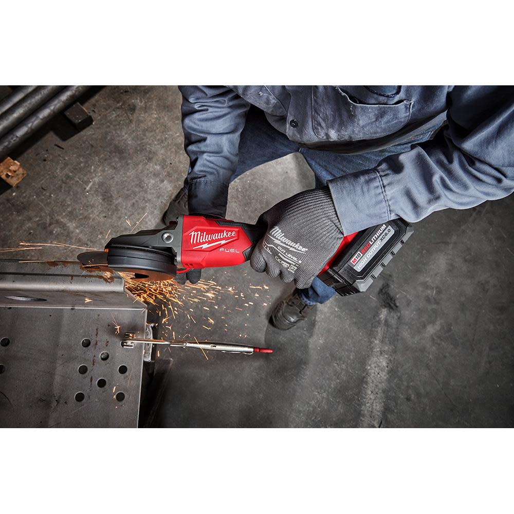 Milwaukee M18 FUEL 5″ Flathead Braking Grinder Bare Tool - Ascmtools