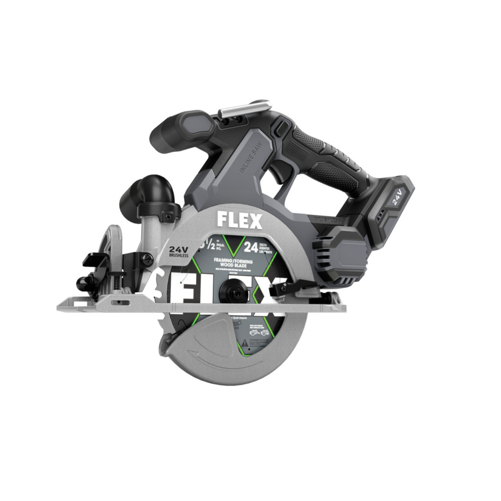 FLEX 24V Circular Saw In Line 6 1/2″ Bare Tool - Ascmtools
