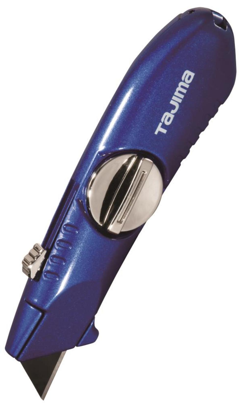 Tajima Blue Retractable Blade One Piece Premium Utility Knife - Ascmtools