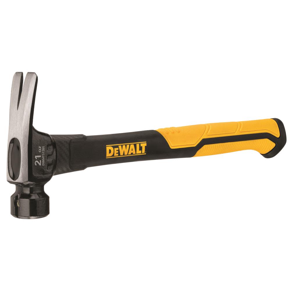 DEWALT 21 oz. Fiberglass Framing Hammer - Ascmtools