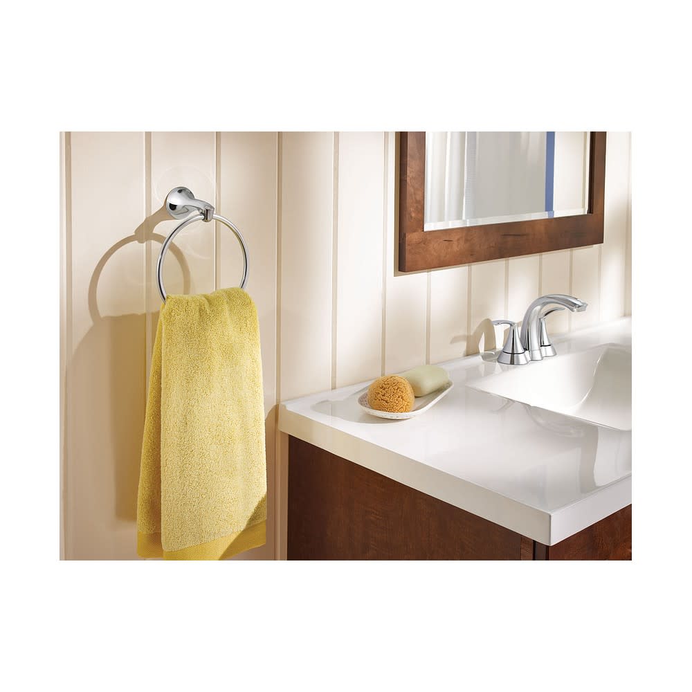 Moen Darcy Bathroom Lavatory Faucet Chrome 2 Handle Low Arc - Ascmtools