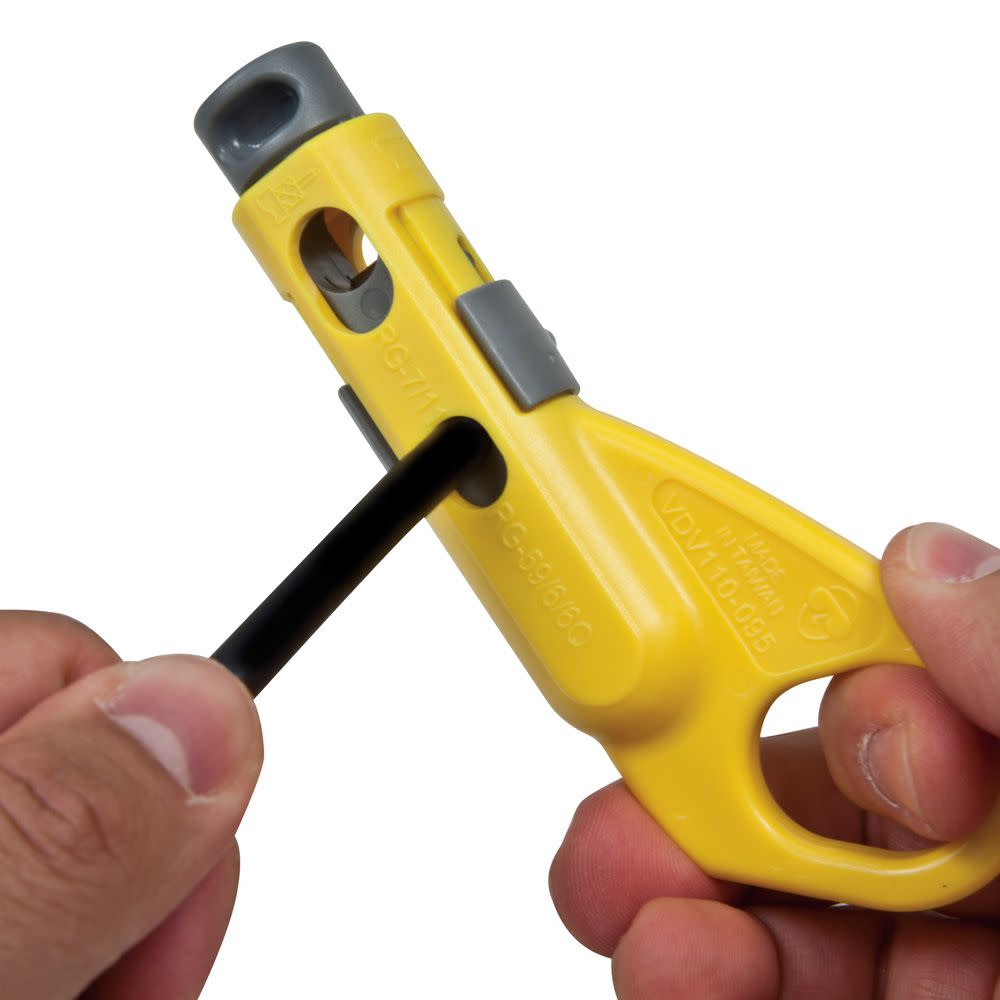 Klein Tools Coax Cable Radial Stripper - Ascmtools