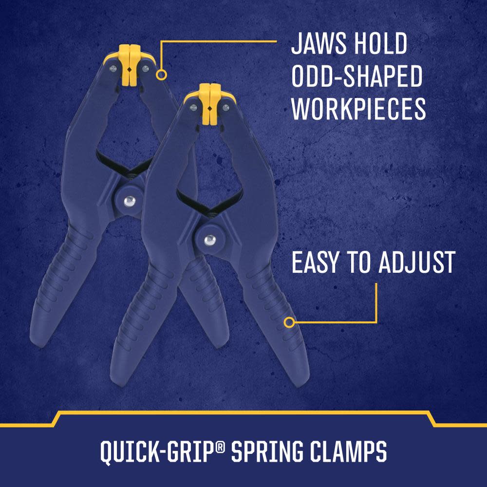 Irwin Quick-Grip Clamp Set 8pc - Ascmtools
