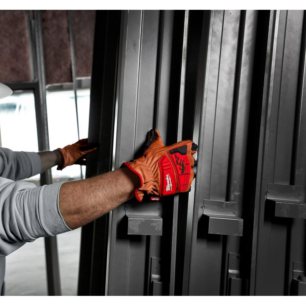 Milwaukee Impact Cut Level 3 Gloves Goatskin Leather - Ascmtools