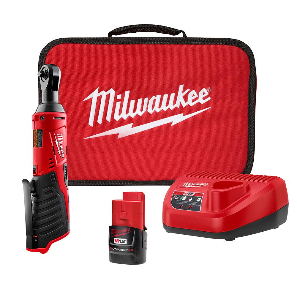 Milwaukee M12 Cordless 1/4 In. Ratchet Kit - Ascmtools