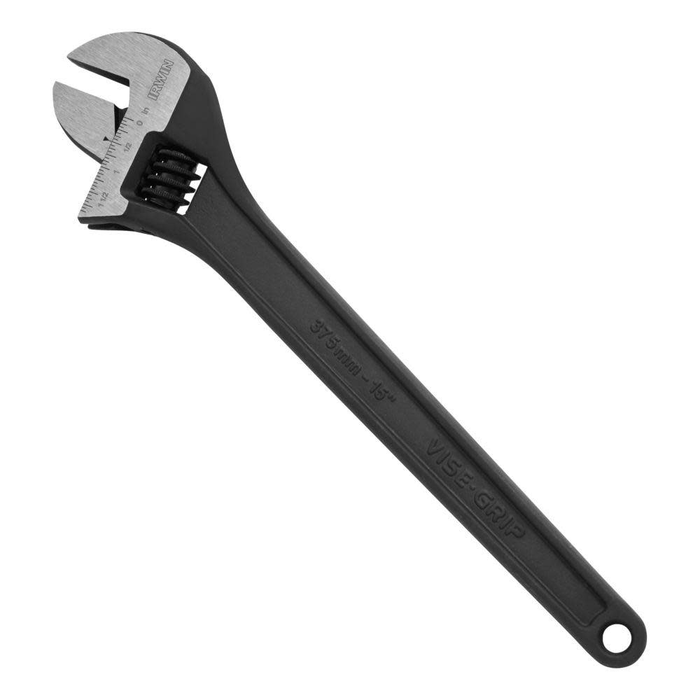Irwin VISE-GRIP 15-in Black Oxide Adjustable Wrench - Ascmtools