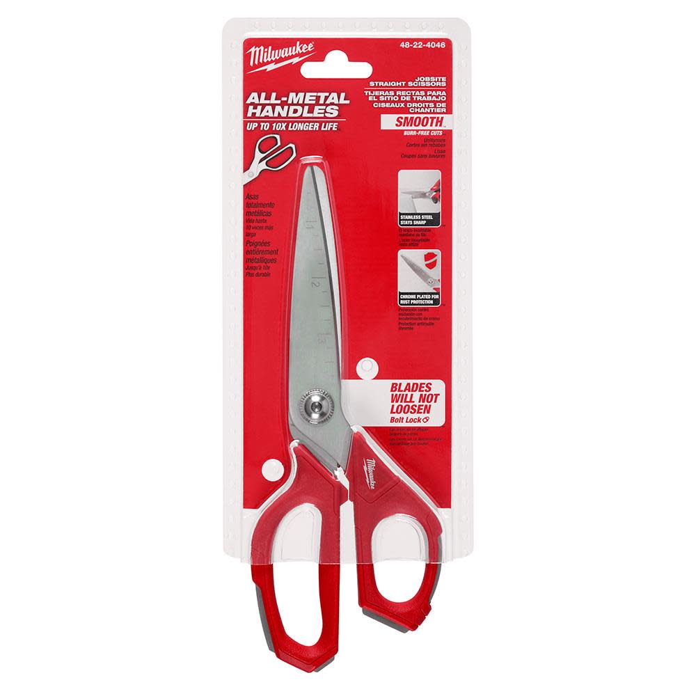 Milwaukee Jobsite Straight Scissors - Ascmtools
