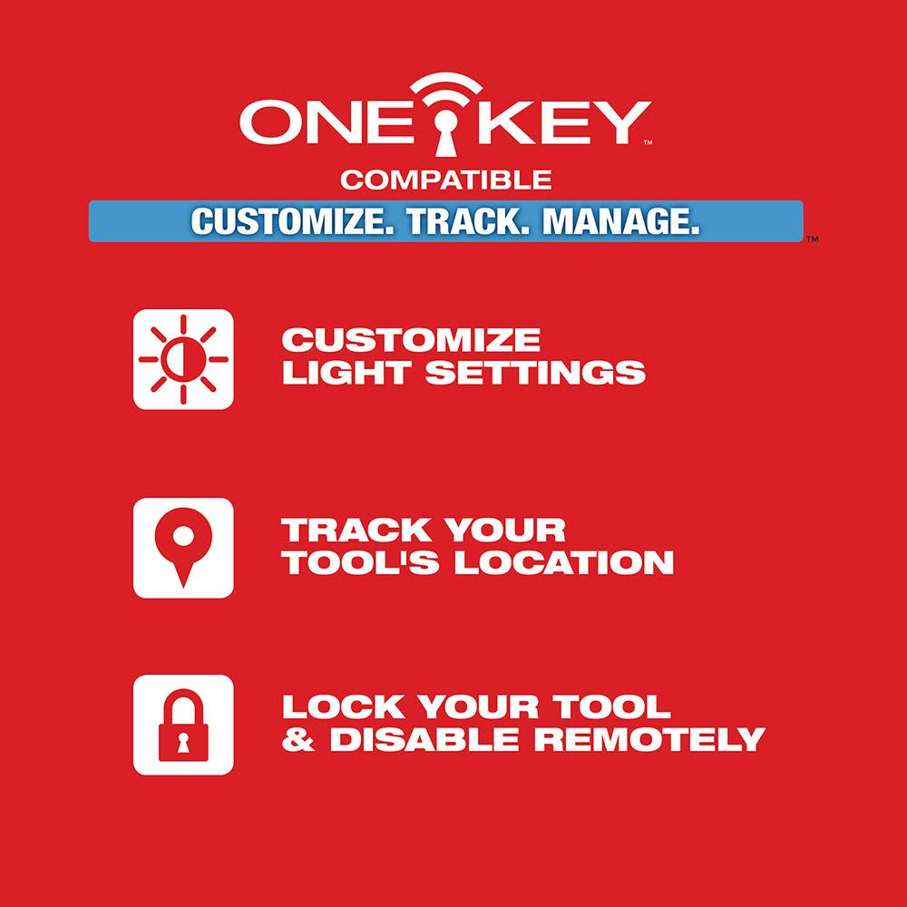 Milwaukee M18 RADIUS Site Light and Charger with ONE-KEY - Ascmtools