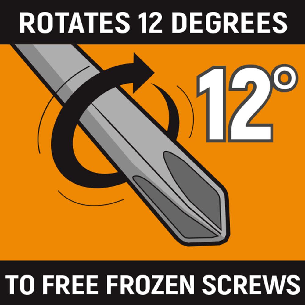 GEARWRENCH Bolt Biter Slotted Impact Screwdriver 1/4 x 4″ - Ascmtools