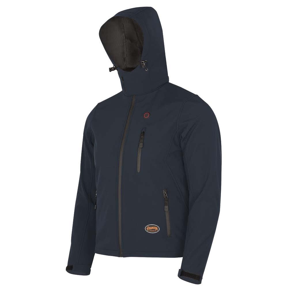 Pioneer 5432U Heated Softshell Jacket Navy XL - Ascmtools