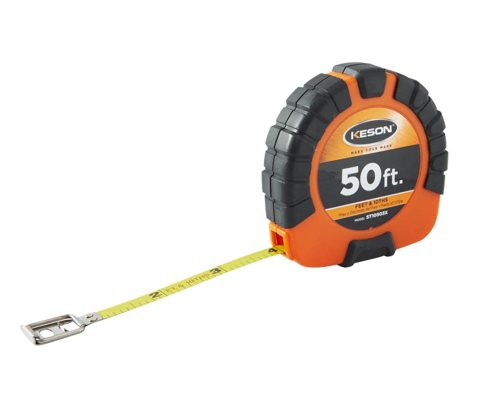 Keson 50′ Closed Reel Steel Long Tape Measure - Ascmtools