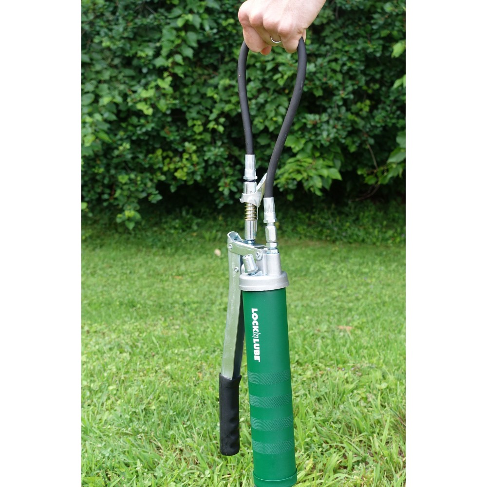 Lock N Lube Lock N Lube Lever Grip Grease Gun 10000 PSI Heavy Duty - Ascmtools
