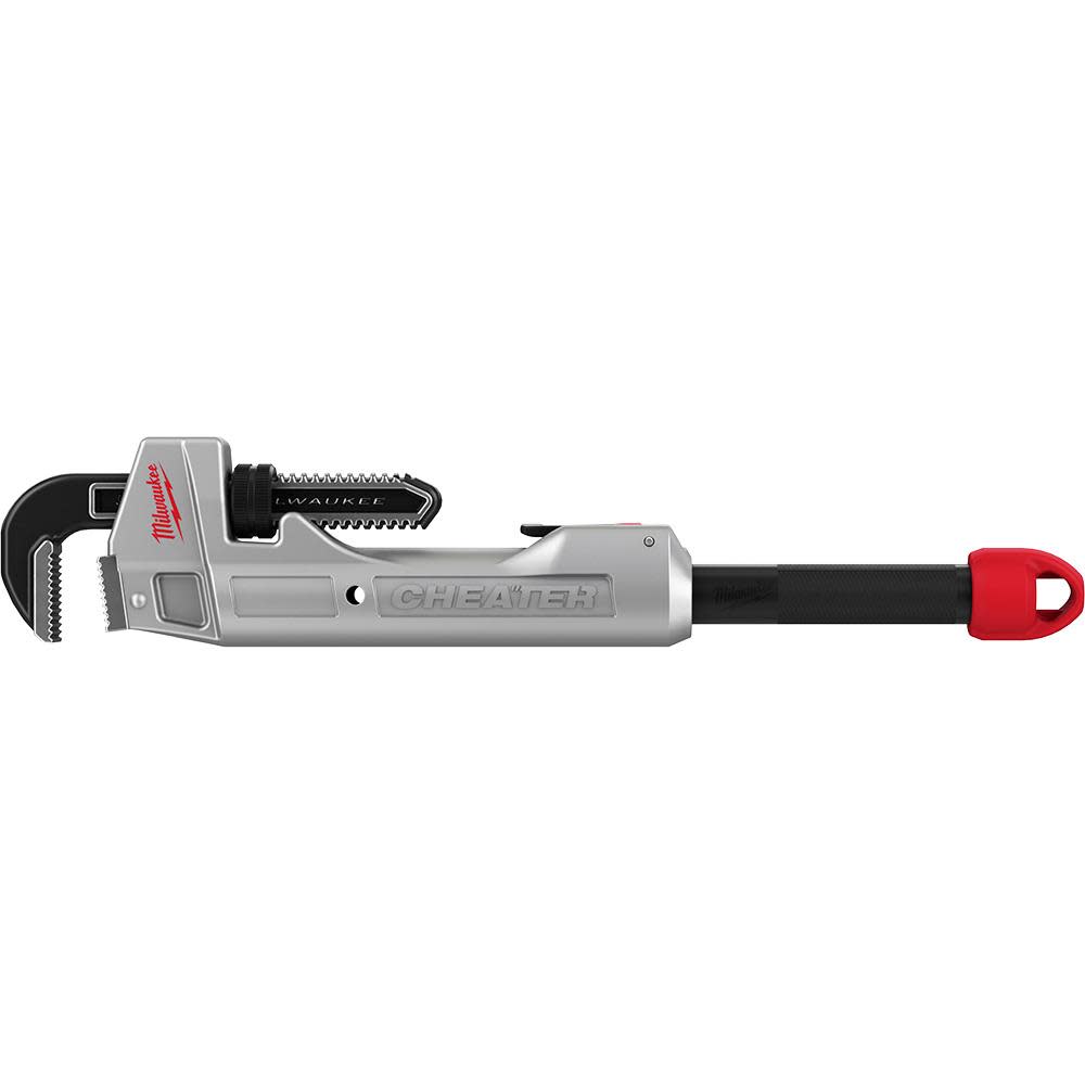 Milwaukee CHEATER Adaptable Pipe Wrench Aluminum - Ascmtools