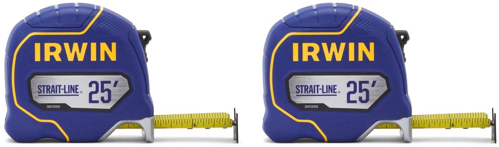Irwin STRAIT LINE Tape Measure 25′ 2pk - Ascmtools