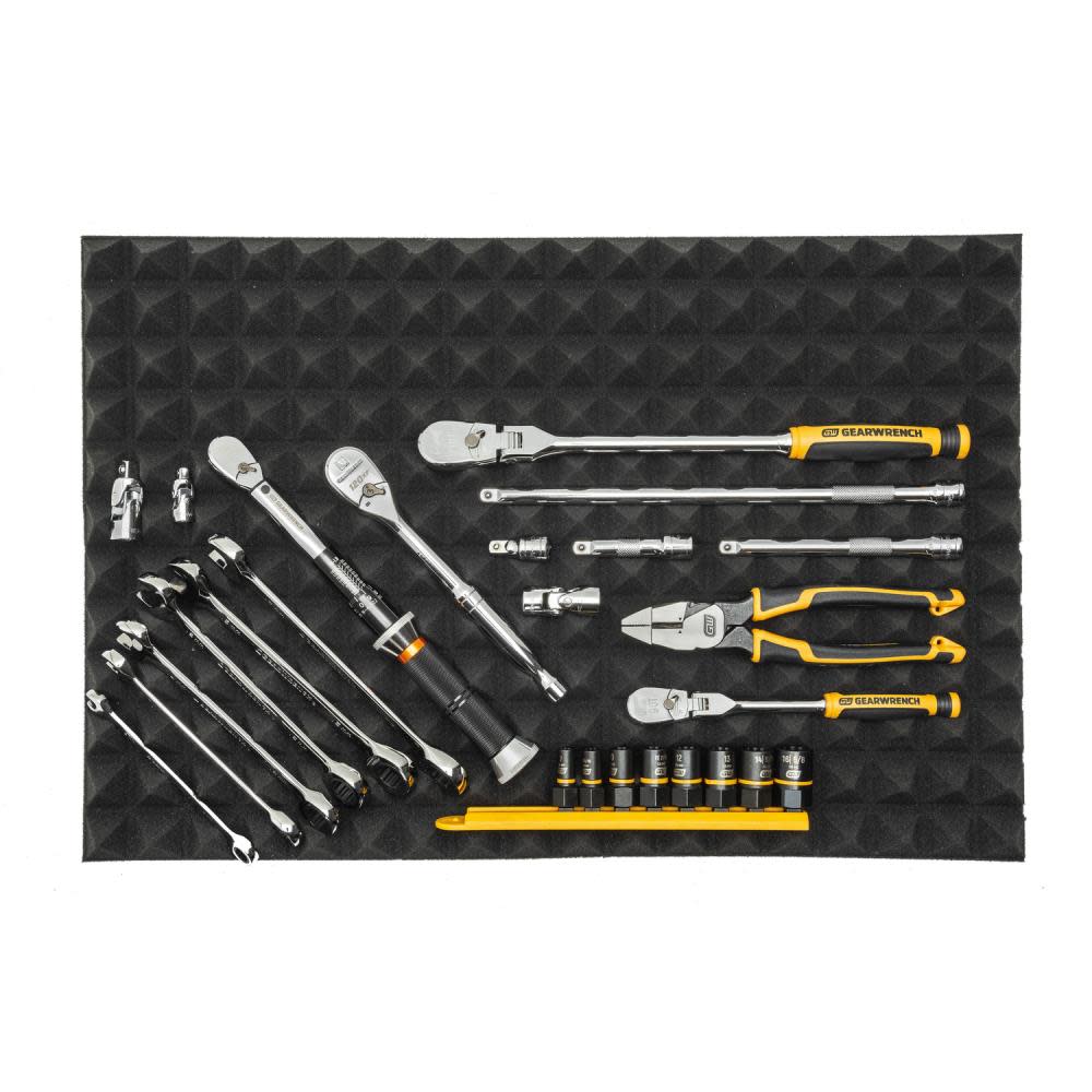 GEARWRENCH 4 Piece Trap Mat Universal Tool Drawer Liners - Ascmtools