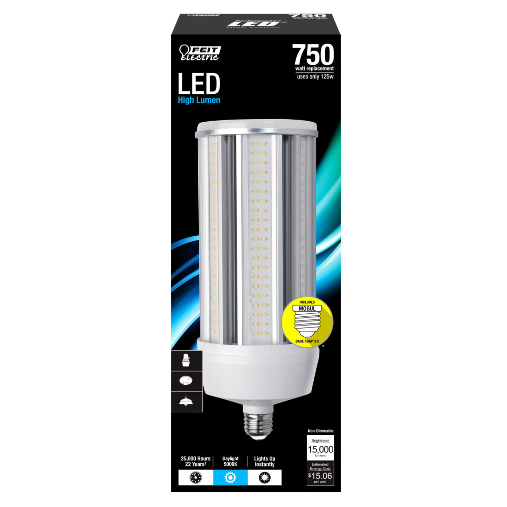 Feit Electric 750W 15000 Lumens LED Yard Light Bulb 1pk - Ascmtools