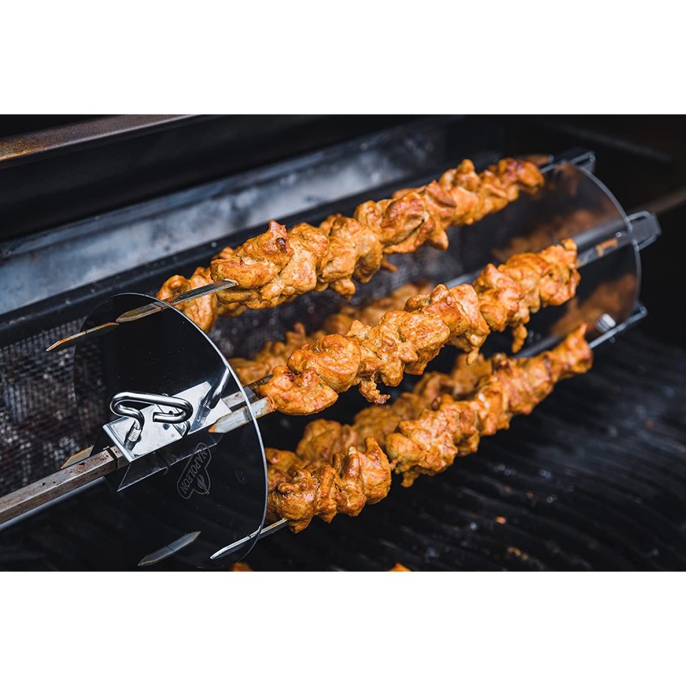 Napoleon Shish Kebab Skewer Set Rotisserie Stainless Steel - Ascmtools