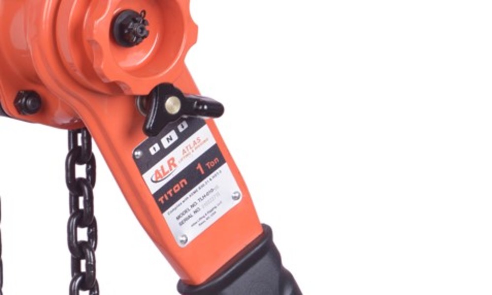 Atlas Lifting and Rigging Titan Lever Hoist 1 Ton 2200 lbs 15′ Chain - Ascmtools
