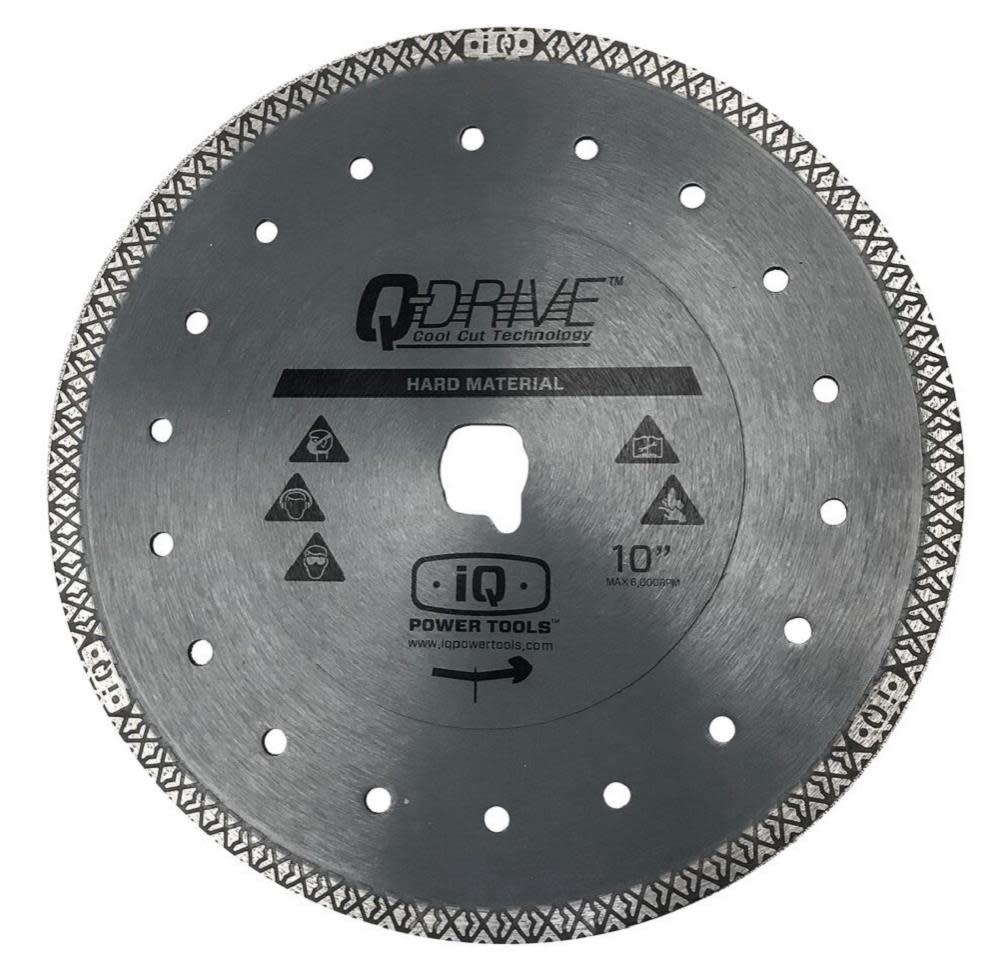 iQ Power Tools 10 In. Q-Drive Hard Material Blade - Ascmtools