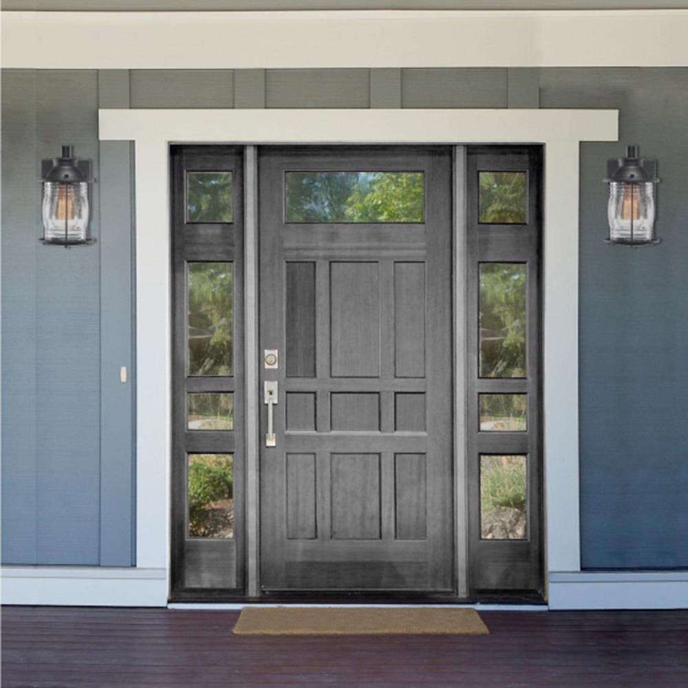 Globe Electric Donovan Downlight Wall Sconce 60W 1 Light Bronze - Ascmtools